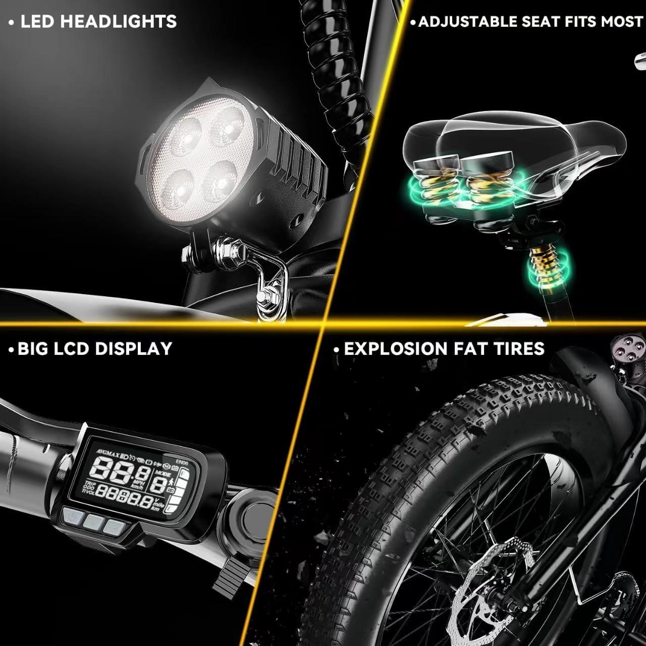 Our honest Take on the 1000W Folding Electric bike's ride and⁤ Range