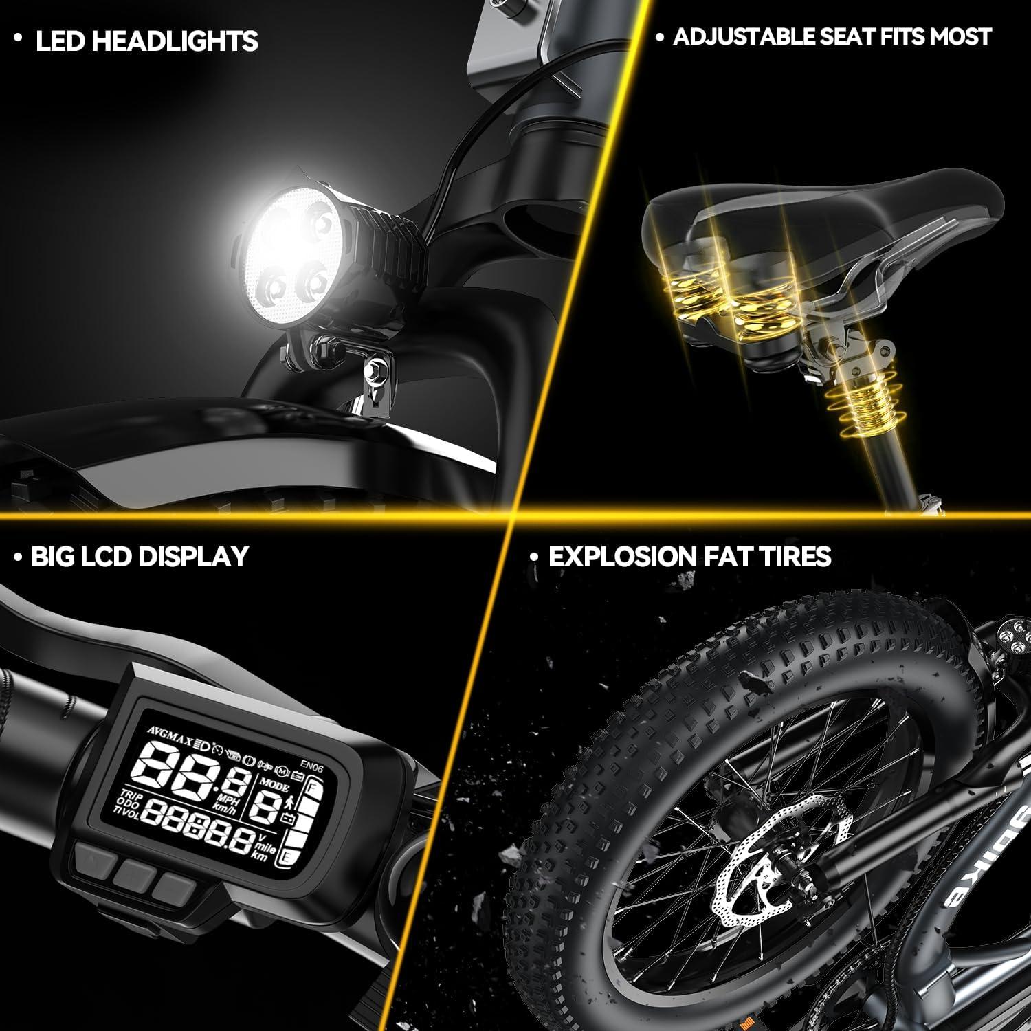 Exploring the Auloor 1000W Folding E-Bike: Power ‍Meets Portability