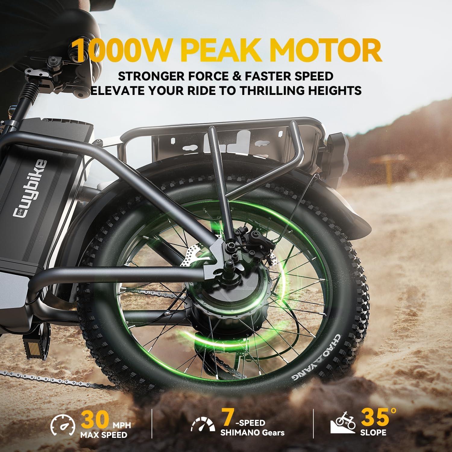 Our Honest Take ⁣on the 1000W Folding Electric Bike's Ride and Range