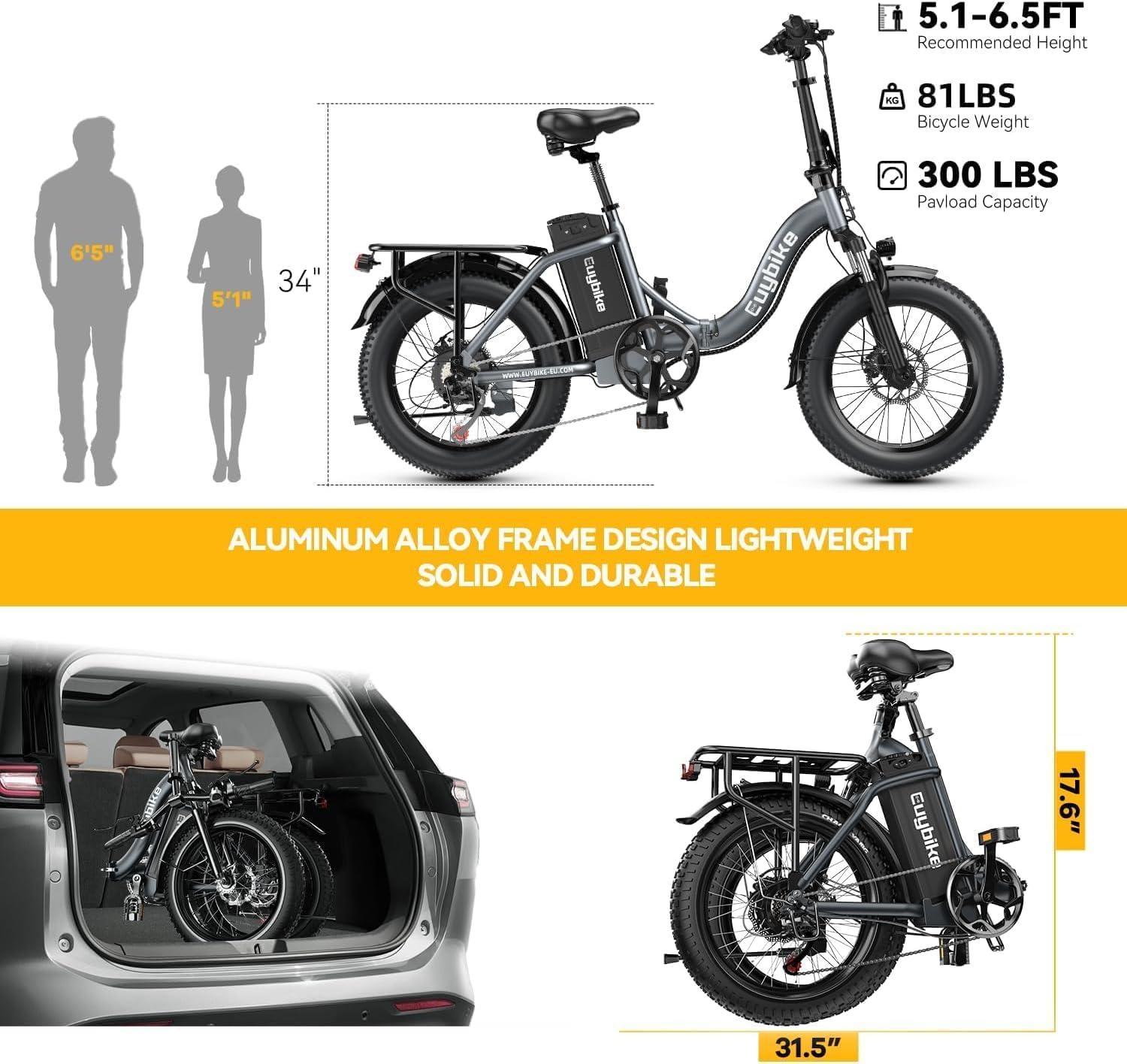 Exploring the Auloor ⁢1000W Folding E-Bike: Power Meets Portability
